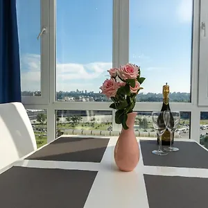 Fashionable Panoramic Dnieper. Obolon Киев